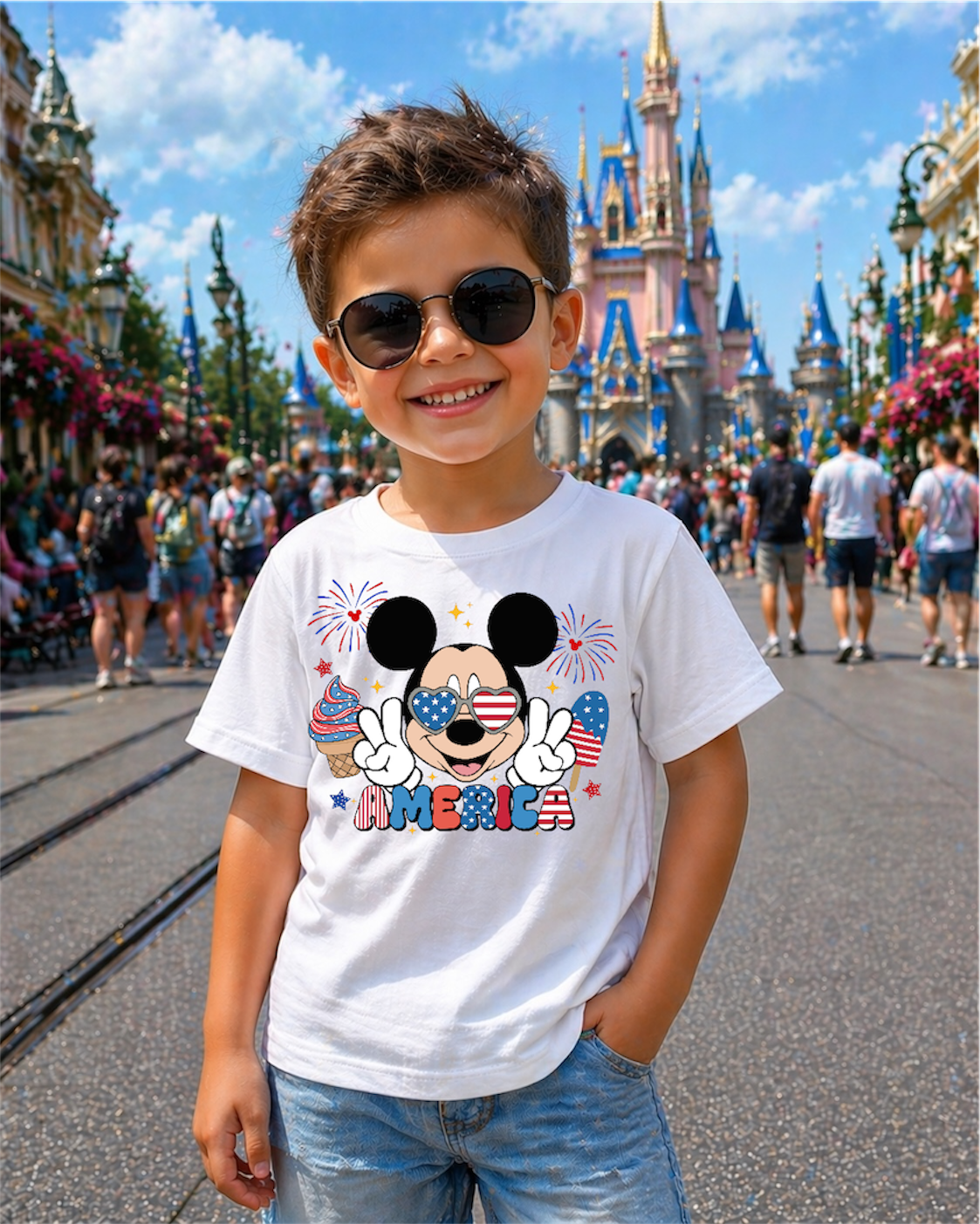 America-Mickey Mouse